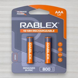 Акумулятор Rablex AAA HR3 Ni-MH, 800mAh, 1,2V, 2шт/уп